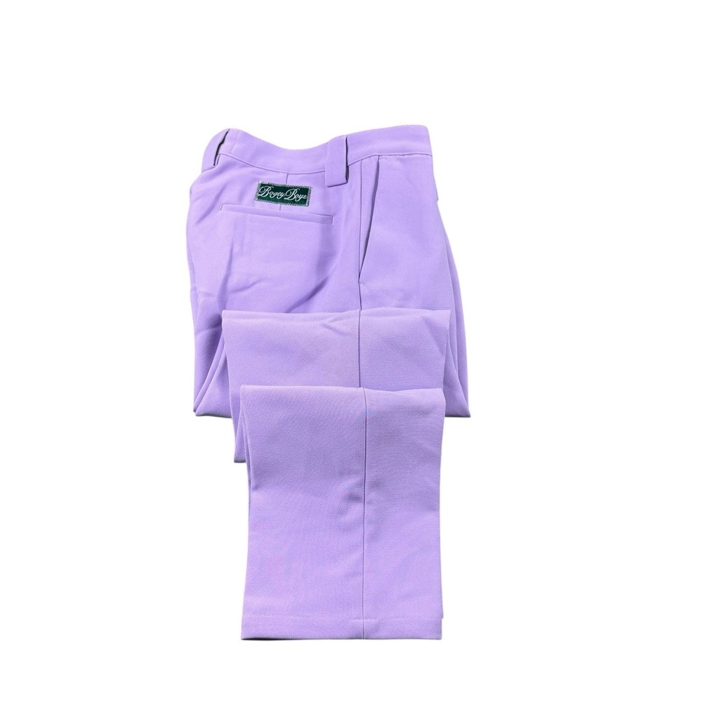Bogey Bros Purple Performance Men's Flat Front Golf Pant Size 28x29 NWOT